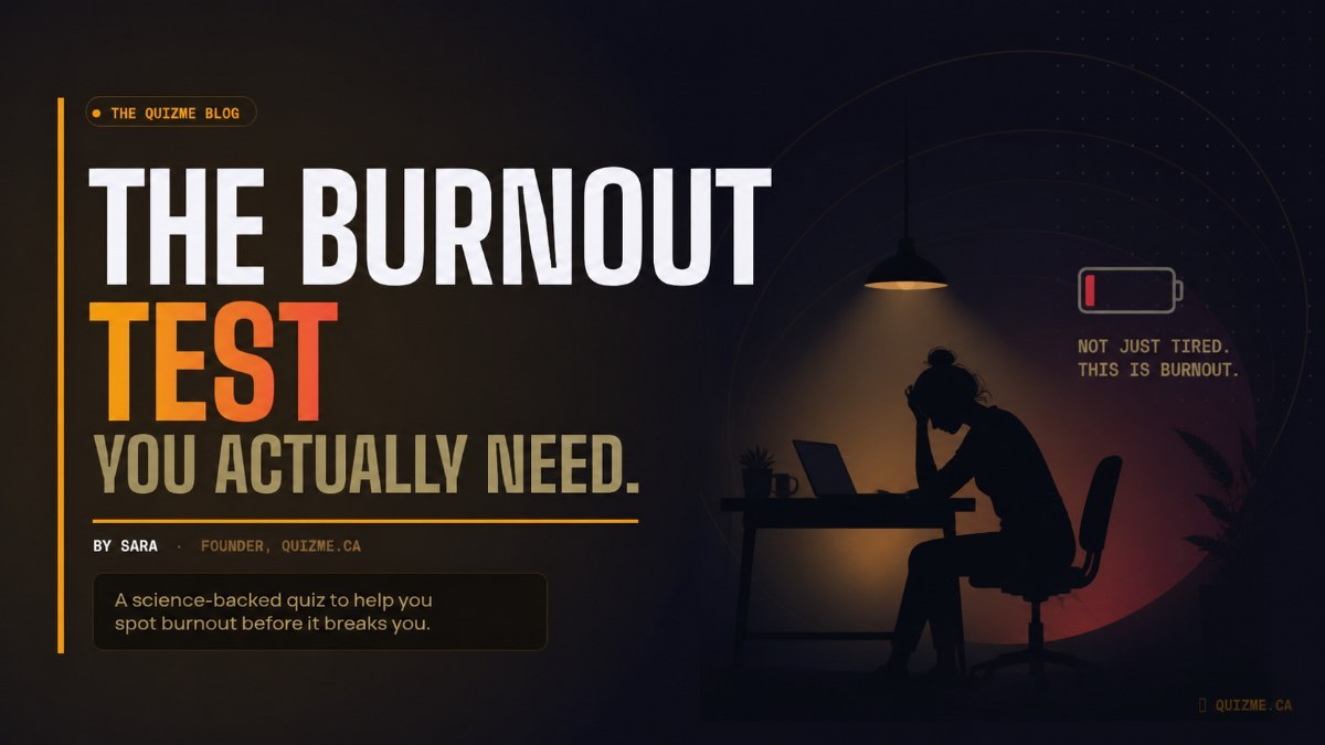 The Burnout Test You Actually Need