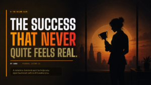 The Success That Never Quite Feels Real