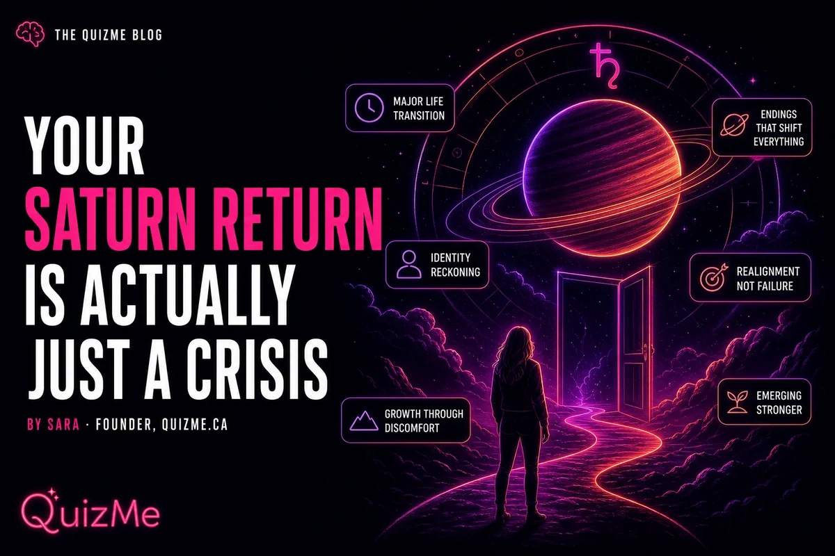 Your Saturn Return Is Actually Just a Crisis
