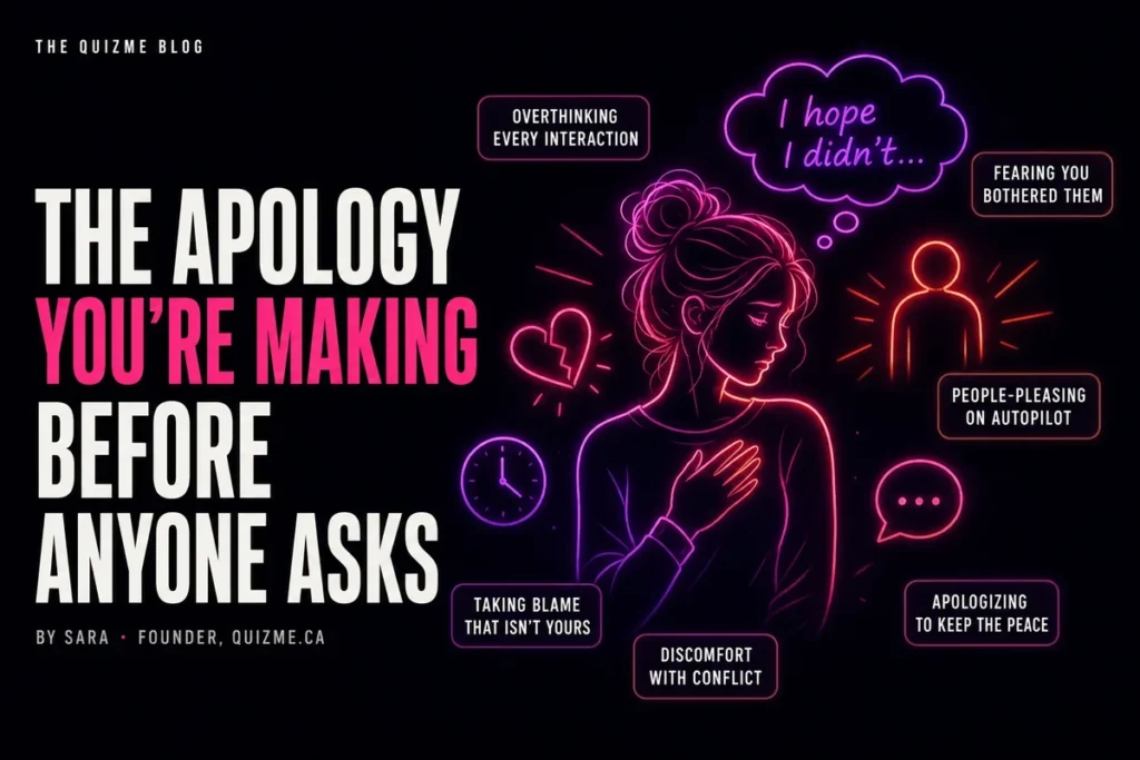 The Apology You're Making Before Anyone Asks